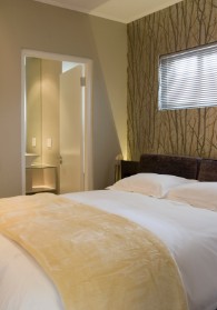 The Bedroom with on-suite bathroom